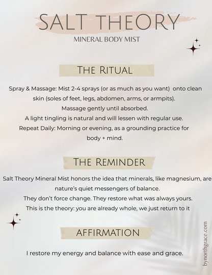 SALT THEORY MINERAL BODY MIST