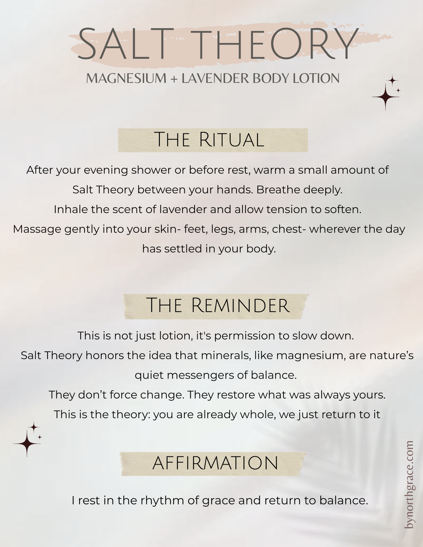 SALT THEORY